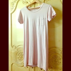 Pink J.Crew T-Shirt Dress